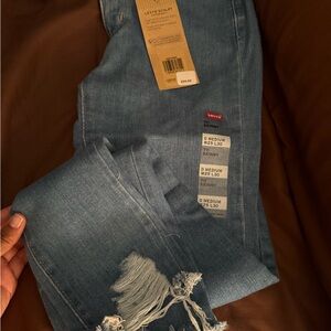 Levi's Light Blue Ankle Jeans